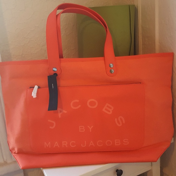 Marc By Marc Jacobs Bags Nwt Marc By Marc Jacobs Canvas Coral